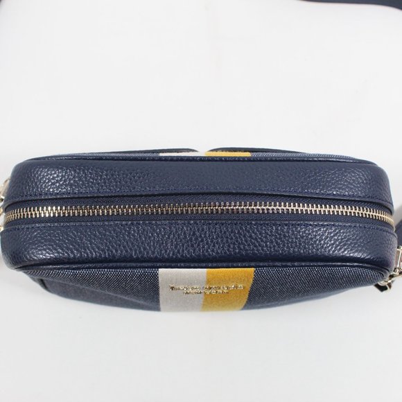 Kate Spade Astrid Stripe Medium Crossbody - Blue/Yellow - Picture 5 of 10